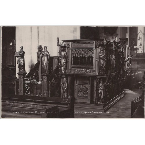 Postcard pulpit nicholas - pulpit, st.