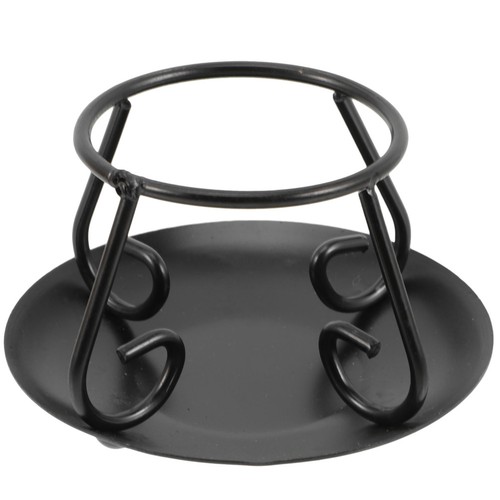 Metal cauldron rack desktop - rack,