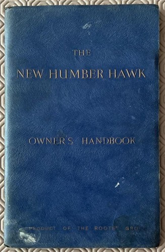 Humber hawk series car - humber, 1