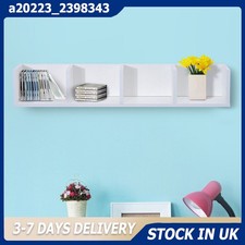 4 Grids Wooden Wall Mounted CD