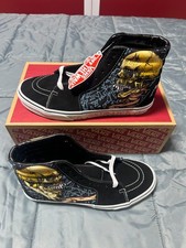 Vans x Metallica SK8-Hi Shoes Pushead Sad But True 30th Anniversary Size 10 NIB