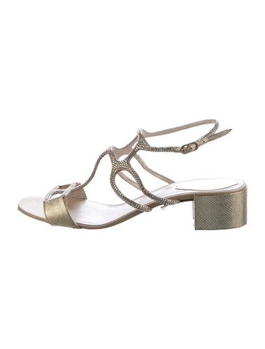 Rene caovilla sandals gold - rene,