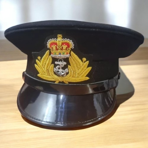 Royal navy officer black - officer, cap