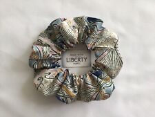 Liberty London Ianthe Fabric HANDMADE HAIR SCRUNCHIE Gift Blue Pink