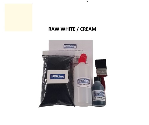 Flocking kit white - flocking, cream