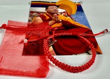 1 x SAI SIN Sacred RED BUDDHA BRACELET blessed Buddhist Monk Luck THAI TEMPLE