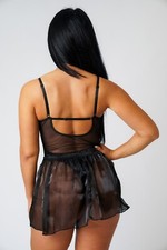 Sheer micro mini skirt women - sheer,