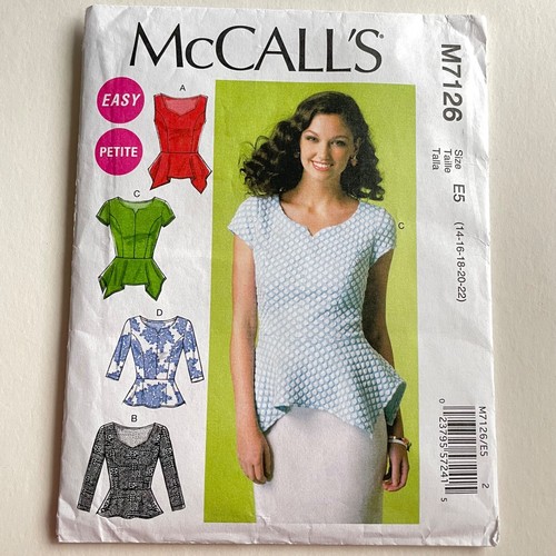 Uncut mccalls 7126 pullover - mccalls,