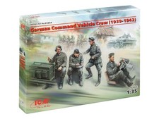 ICM 35644 World War 2 German Command Vehicle Crew Plastic Kit