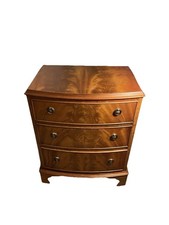 Mahogany Bow Front Chest