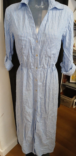 Zara striped dress size - zara,