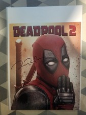 Ryan Reynolds Deadpool 2 Authentic Hand Signed 10X8 Picture With Autograph & COA