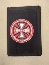 Independent Trucks Span Tri-Fold Wallet - Black. Skateboard
