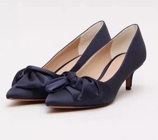 PHASE EIGHT SATIN KITTEN HEELS