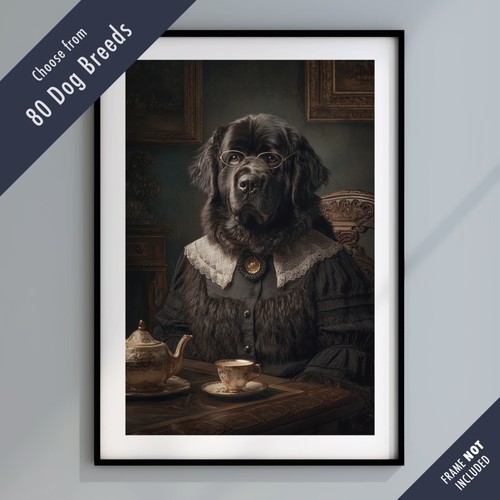 Dressed dog tea - dressed, portrait