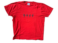 Kraftwerk  Red Tee Shirt - The Cataliogue Medium Klingklang Konsum Product