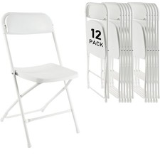 White Plastic Folding Chairs