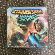 Steampunk Rally: Fusion - Kickstarter version board game, metal cogs & promos