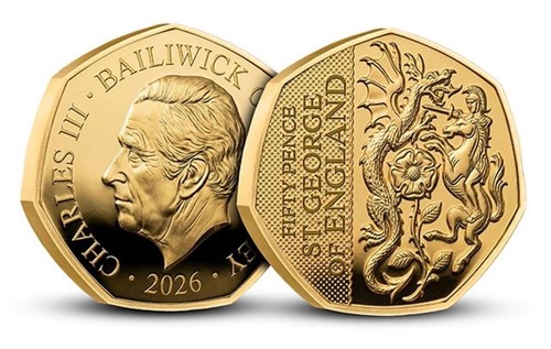 George england 2026 50p - george,