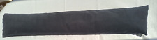 Black needlecord draft excluder