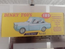 Dinky no189 triumph - dinky, herald