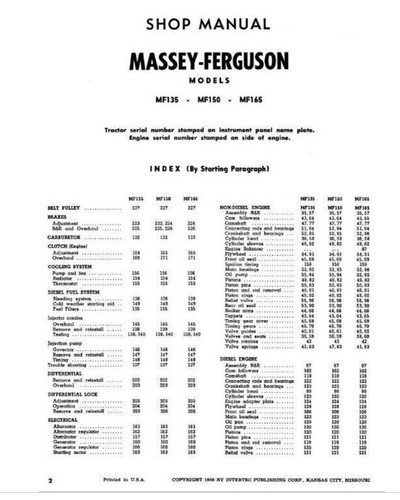 Massey ferguson 135 150 165 - 135,