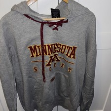 Vintage Easton Minnesota Hockey Hoodie Medium 