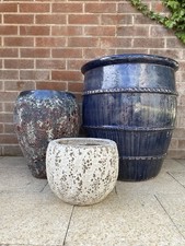 Set x3 Glazed Terracotta