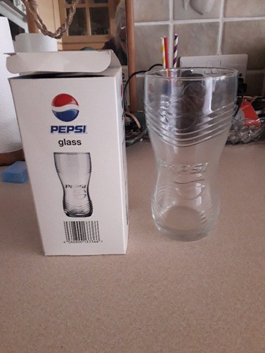 Large pepsi cola glass new - large,