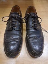 John White Brogues Shoes Brown