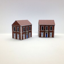 2 Card N Gauge Houses 1/148