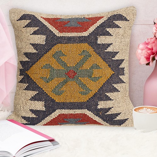 Jute cushion cover - cover, deco