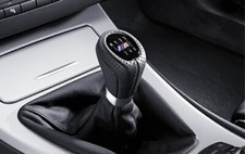 Bmw genuine leather gearlever - leather,