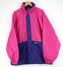 K-Way Vintage Windbreaker Jacket 90's Nylon Cagoule SZ XL (T5868)
