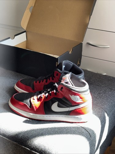 Jordan mid gym red black - jordan,