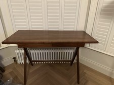 Habitat Roscoe Oak Desk with Two Drawers walnut