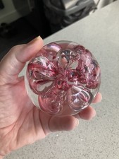 Langham Pink Baubble Art Glass