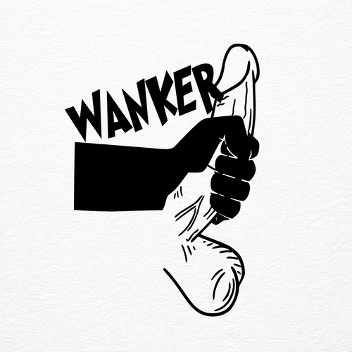 Funny rude vinyl stickers - rude,