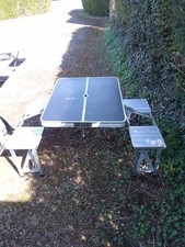 Folding Camping Picnic Table and Bench Set