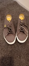 Lyle and Scott Size 7 Trainers Grey Lace Up Shoes Sneakers