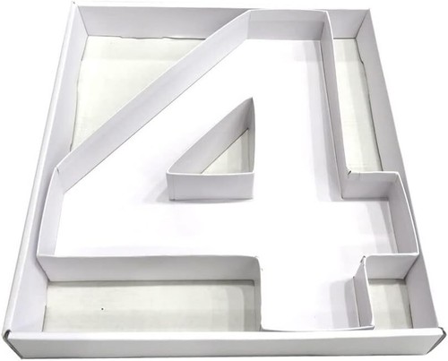 Fillable cardboard number - 12",