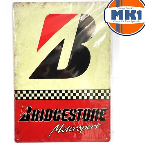 Bridgestone tyres retro sign - bridgestone,