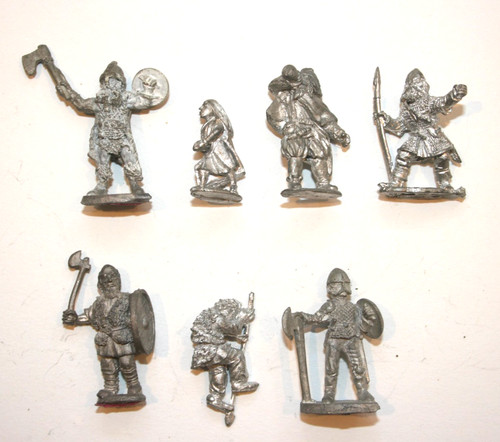 28mm metal barbarians vikings - metal,