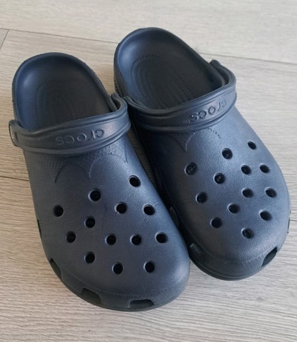 Boys mens crocs size navy - boys/mens,