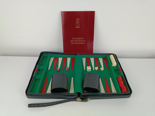 Vintage crockfords backgammon - vintage,