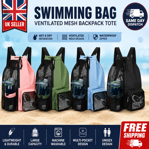 Swimming bag ventilated mesh - ventilated,
