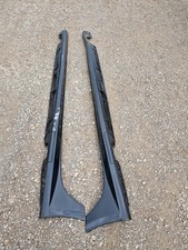 AUDI A6 C7 FACELIFT PAIR OF  SIDE SKIRTS 4G0853856M 4G0853855M BLACK LY9B