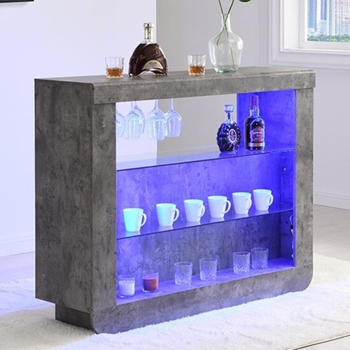 Fiesta wooden bar table - table, unit