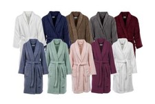 UNISEX LUXURY 100% EGYPTIAN COTTON TERRY TOWELLING BATH ROBE DRESSING GOWN