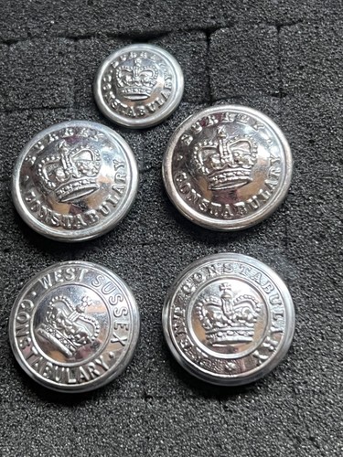 Mix police buttons - kent, surrey